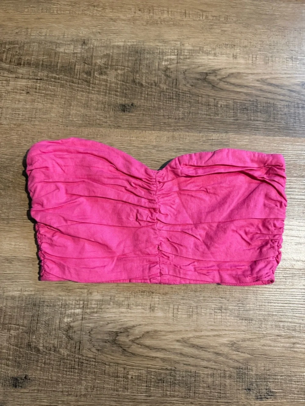 ZARA Ruffle Bandeau Top - Picture 1 of 4